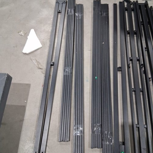 BOX SPRING HEAVY DUTY METAL MATTRESS FOUNDATION WITH REMOVABLE FABRIC COVER - KING - BLACK (MODEL: NT-BS05-K) image 6