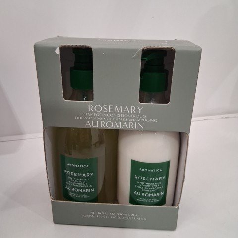 2PC AROMATICA ROSEMARY SHAMPOO & CONDITIONER DUO - 500ML/EACH image 2