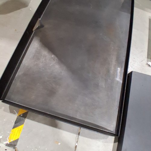 BLACKSTONE ROLLING 36" PROPANE GRIDDLE/GRILL WITH COVER AND FOLDING SHELVES - 66" X 27" X 36" - BLACK - (MODEL: 2177CA) image 4