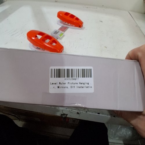 PICTURE HANGING LEVEL RULER - 15" - ORANGE image 2
