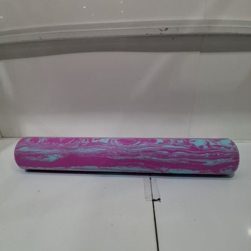 YES4ALL FOAM EXERCISE YOGA ROLLER EXTRA FIRM MEDIUM DENSITY - 36" - PINK / BLUE (MODEL: ZKZR) image 2