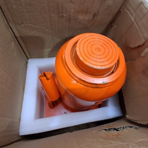 HYDRAULIC BOTTLE JACK - 50 TON/11''-17.32'' - ORANGE - (MODEL: QJD-050S-01HJ) image 3