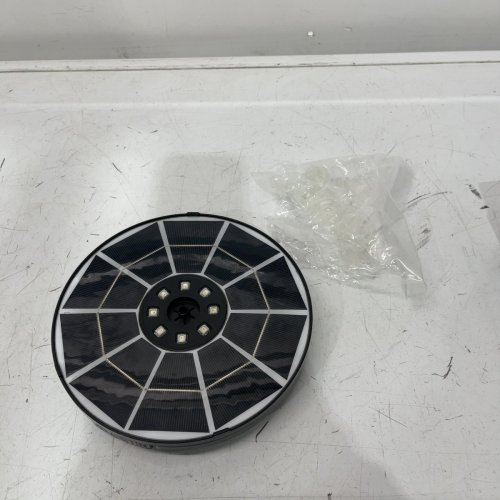 AISITIN SOLAR FOUNTAIN PUMP, 3.5W, 7" ROUND, WITH ATTACHMENTS. image 2