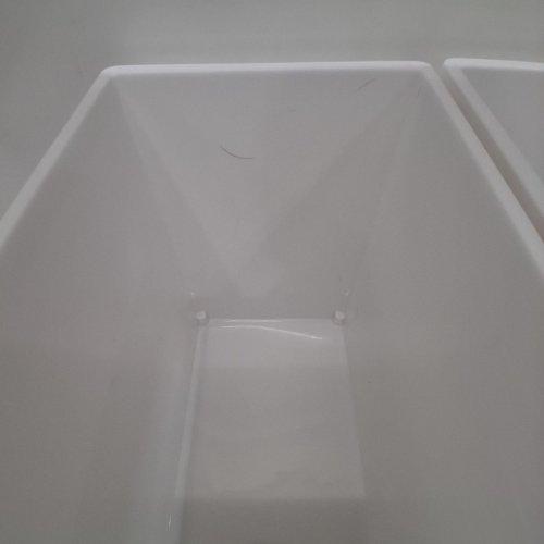 3PK VEVOR RICE BUCKET, INGREDIENT/FLOUR BINS WITH WHEELS, 6.6GAL - WHITE (MODEL: ‎ISB16899) image 3