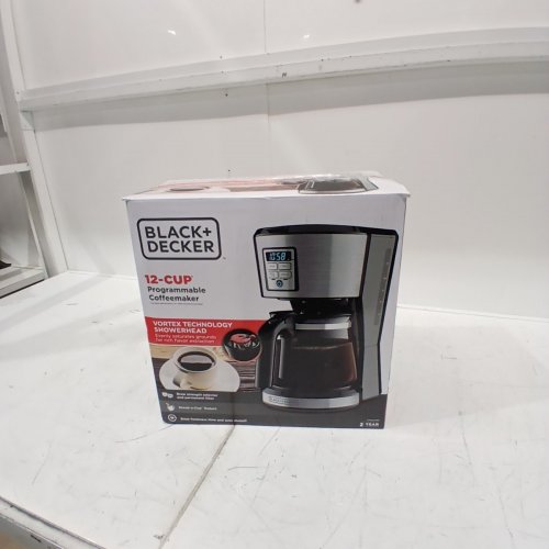 BLACK AND DECKER PROGRAMMABLE COFFEEMAKER, 12-CUP COFFEE MACHINE - SILVER (MODEL: CM1110BC-1) image 5