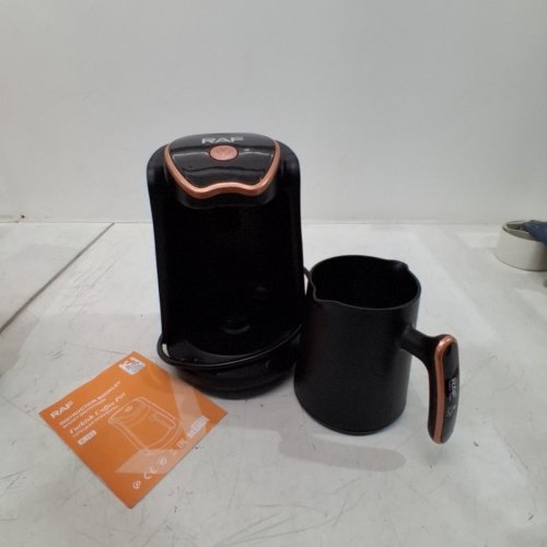 RAF DIGITAL HOME USE TURKISH COFFEE POT - 300 ML - 600W - 220-240 V - BLACK (MODEL: R.116) image 2