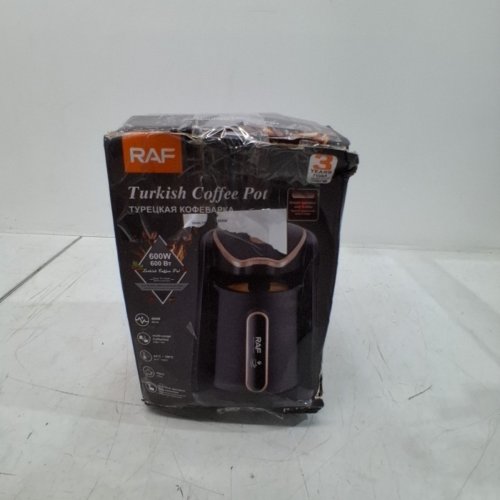 RAF DIGITAL HOME USE TURKISH COFFEE POT - 300 ML - 600W - 220-240 V - BLACK (MODEL: R.116) image 3