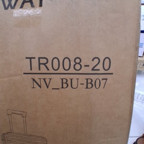 3PC JOYWAY CARRY ON LUGGAGE SET WITH SPINNER WHEELS & TSA LOCK - BLUE (MODEL: TR008-20) image 2