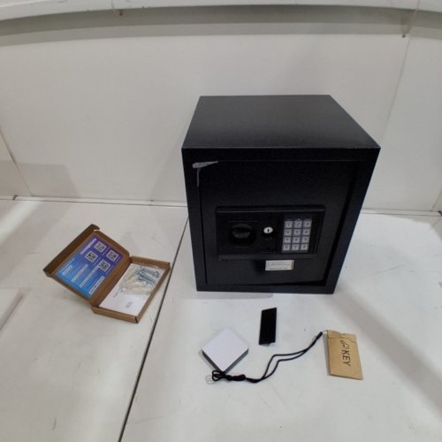 MINI SAFE BOX FOR HOME - 14.17" - 1.6 CU. FT - BLACK image 3