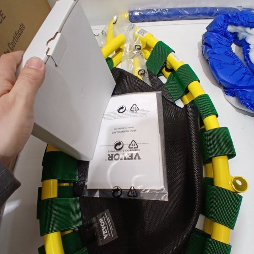VEVOR FOLDABLE TRAMPOLINE - 3FT - BLUE/YELLOW -(MODEL: TX-B6232D-36) image 3