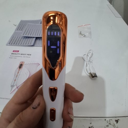 BEAUTY SPOT SKIN TAG PEN REMOVER - WHITE AND ROSE GOLD (MODEL: L1923) image 2