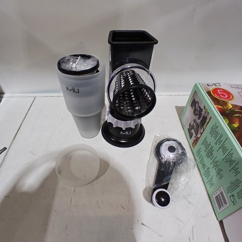 7PC MIU ROTARY FOOD GRATER WITH ATTACHMENTS - BLACK/SILVER (MODEL : 1796155) image 2