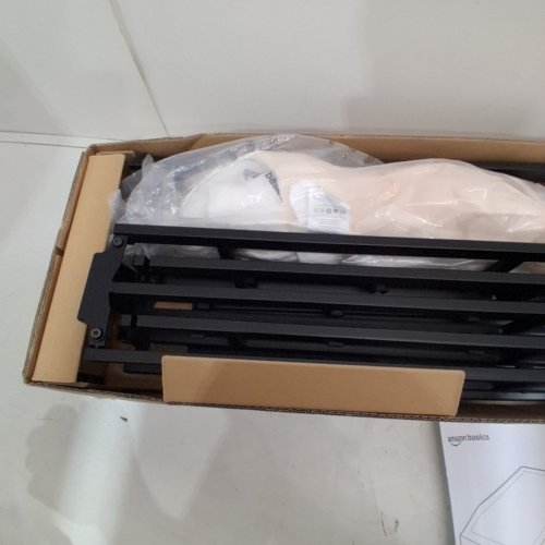 AMAZON BASICS SMART BOX SPRING BED BASE - TWIN - 5" - BLACK/WHITE (MODEL: B07K6H8K68) image 4