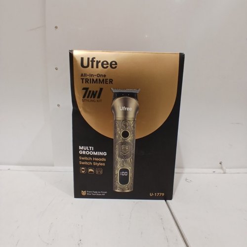 20PC UFREE BEARD TRIMMER KIT FOR MUSTACHE BODY NOSE EAR HAIR FACIAL - BLACK (MODEL: 1779) image 6