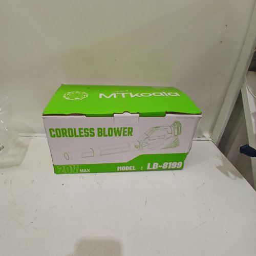 MTKOALA CORDLESS LEAF BLOWER - 20 V - GREEN/BLACK (MODEL:LB-8199) image 6