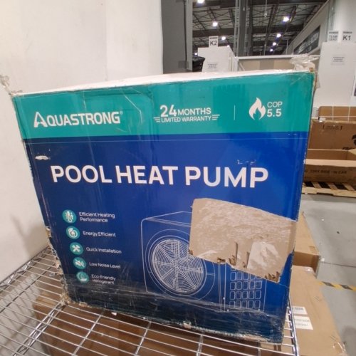 AQUASTRONG SWIMMING POOL ELECTRIC HEAT PUMP FOR UP TO 18,000L (MODEL: HEX016) image 8