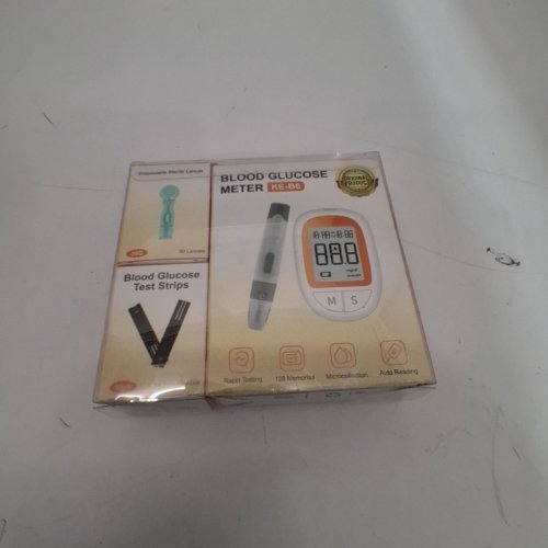 DIABETES BLOOD GLUCOSE MONITOR KIT - WHITE/ORANGE (MODEL: KE-B6) image 2