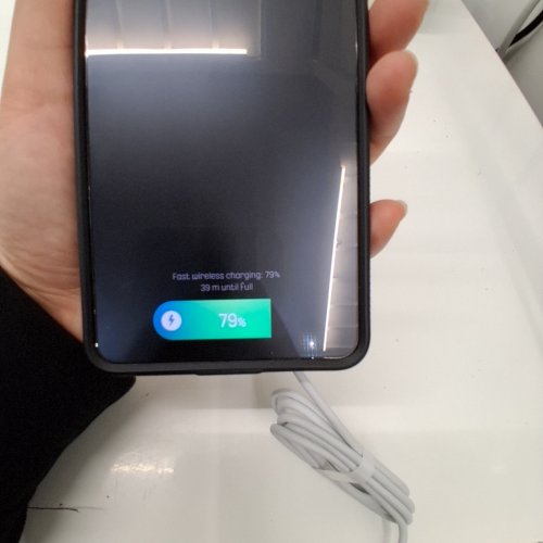 2PK MAGEASE MAGNETIC WIRELESS CHARGER - CHARGING PAD COMPATIBLE WITH IPHONE 16/15/14/13/12 SERIES AND AIRPODS 3/2/PRO, WITH USB-C CABLE AND USB-A CONVERTER - WHITE/GREY (MODEL: HYS07) image 2