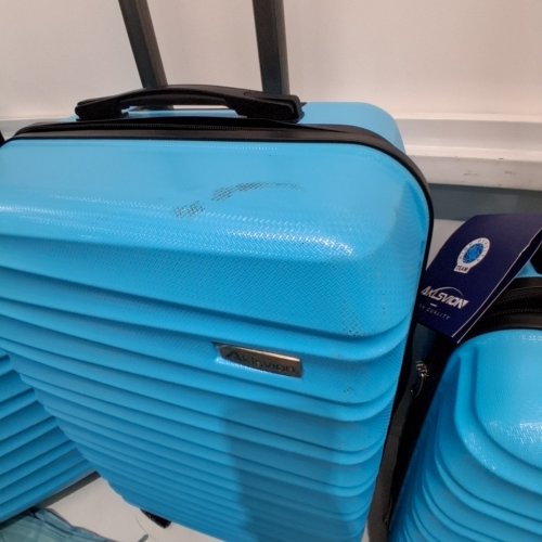 7PC AKLSVION LUGGAGE SET - 20", 24", 28" - LIGHT BLUE image 4