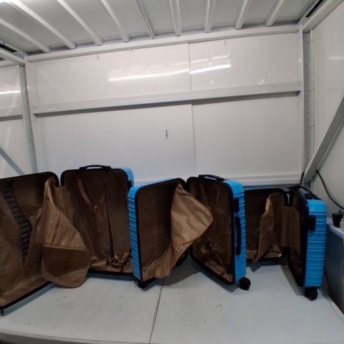 7PC AKLSVION LUGGAGE SET - 20", 24", 28" - LIGHT BLUE image 5