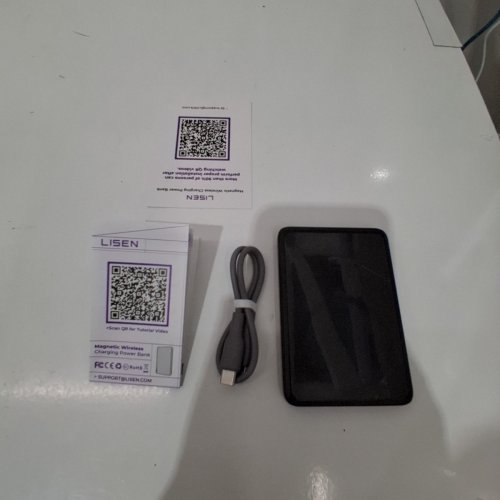 LISEN ULTRA SLIM MAGSAFE POWER BANK - 5000 MAH - 18WH - BLACK (MODEL: 2E422) image 4