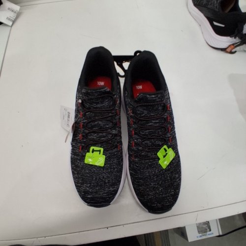 MENS ATHLETIC WORKS ATHLETIC RUNNING SHOES - 10W - HEATHER BLACK image 3