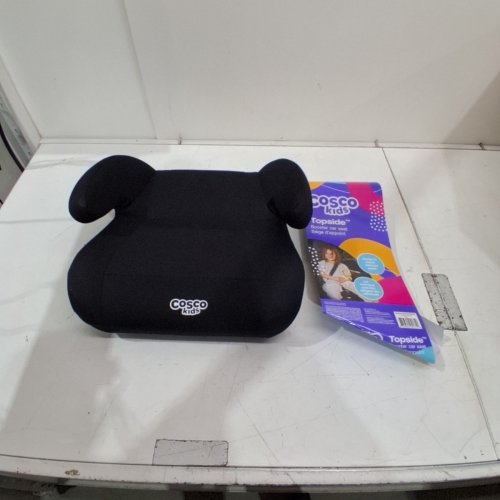 COSCO KIDS TOPSIDE LIGHTWEIGHT BACKLESS BOOSTER CAR SEAT - 100LBS CAPACITY - BLACK (MODEL: 22976C-BLK) image 3