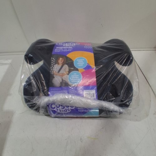 COSCO KIDS TOPSIDE LIGHTWEIGHT BACKLESS BOOSTER CAR SEAT - 100LBS CAPACITY - BLACK (MODEL: 22976C-BLK) image 4