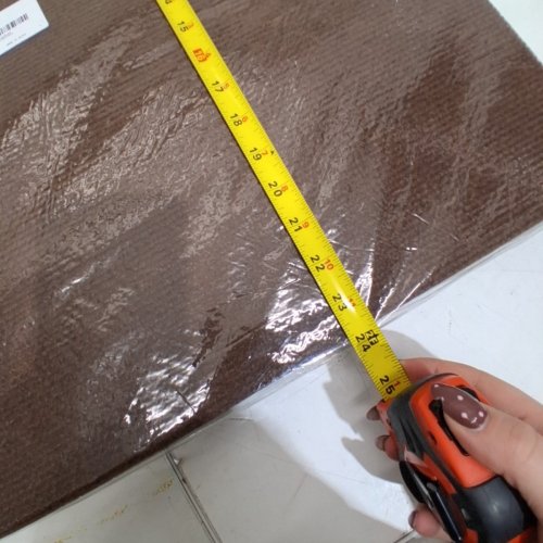 10PK PEEL AND STICK CARPET TILES - 24" X 24" - BROWN image 3