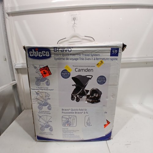 CHICCO BRAVO TRIO SYSTEM WITH ONE-HAND SMART FOLD CAMDEN (MODEL:7963292) image 6