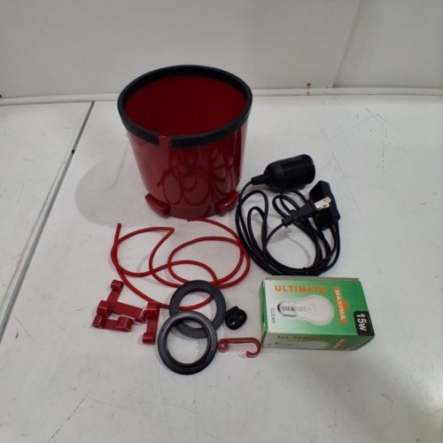 HUMMINGBIRD FEEDER HEATER FOR OUTDOORS, WARMER ATTACHES TO BIRD FEEDER BOTTOM - RED image 4