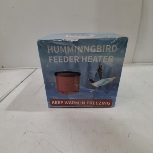 HUMMINGBIRD FEEDER HEATER FOR OUTDOORS, WARMER ATTACHES TO BIRD FEEDER BOTTOM - RED image 5