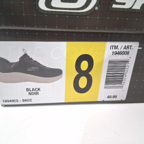MEN'S SKECHERS SWIFT FIT SHOE - SIZE 8 - BLACK - (STYLE:1946009) image 5