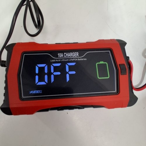 CAR BATTERY CHARGER & MAINTAINER -12V- RED/BLACK (MODEL: H-6CS) image 2