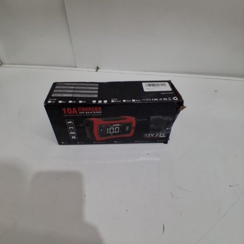 CAR BATTERY CHARGER & MAINTAINER -12V- RED/BLACK (MODEL: H-6CS) image 5