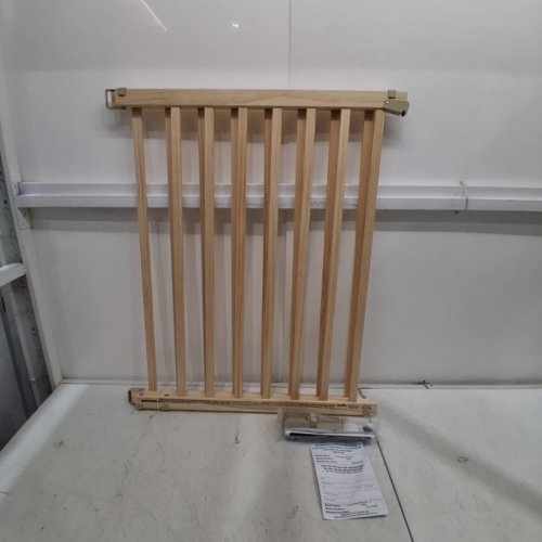 EVENFLO TOP OF STAIRS-STYLE EXTRA TALL GATE - 30"- 48" - TAN WOOD (MODEL: 10500) image 2