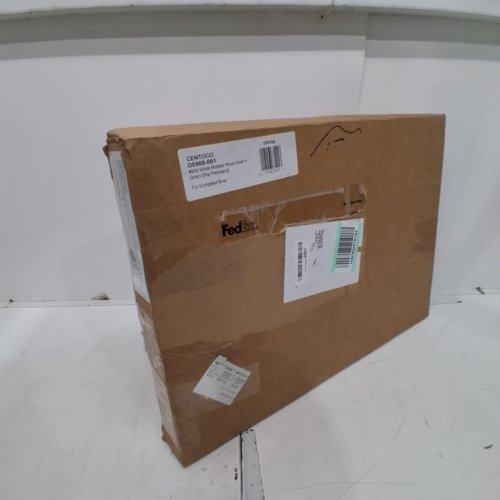 CENTOCO HEAVY DUTY MOLDED PLATIC ELONGATED CLOSED FRONT TOILET SEAT, WHITE (MODEL: DS900-001) image 4