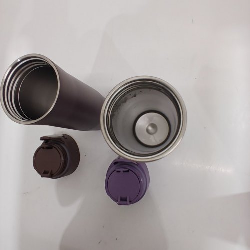 2PK CONTIGO WEST LOOP TRAVEL MUGS - 16 OZ EACH - PURPLE AND BROWN (MODEL: 2027032) image 4