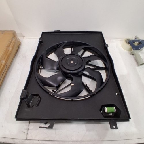 A-PREMIUM ENGINE RADIATOR COOLING FAN ASSEMBLY COMPATIBLE WITH KIA & HYUNDAI MODELS - BLACK (MODEL:APTF0413) image 4