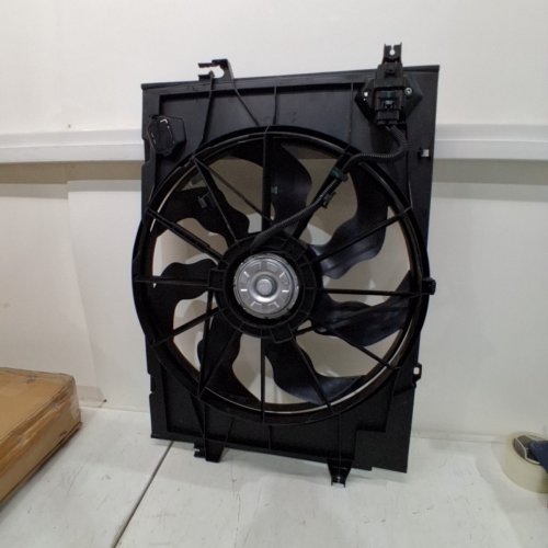 A-PREMIUM ENGINE RADIATOR COOLING FAN ASSEMBLY COMPATIBLE WITH KIA & HYUNDAI MODELS - BLACK (MODEL:APTF0413) image 5