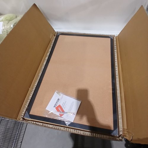 CORK BOARD BULLETIN BOARD WITH BLACK FRAME - 24'' X 36'' - (MODEL: NB3624CBK) image 2