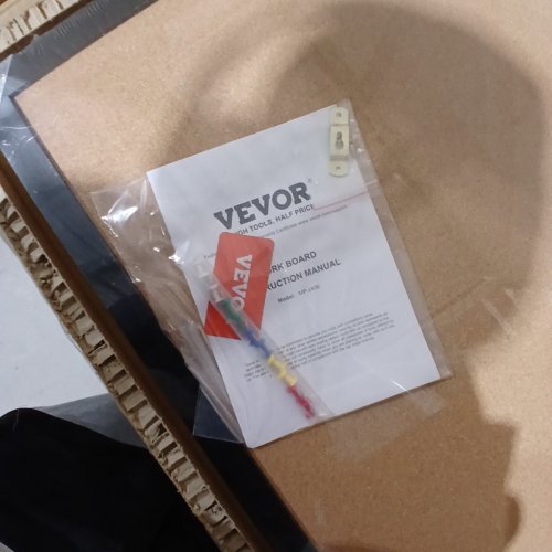 CORK BOARD BULLETIN BOARD WITH BLACK FRAME - 24'' X 36'' - (MODEL: NB3624CBK) image 3