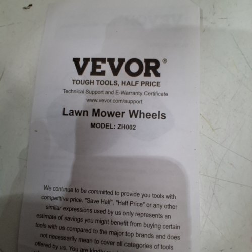 2PK VEVOR LAWN MOWER 13X5-6" TUBLESS TIRES WITH RIM (MODEL: ZH002) image 6
