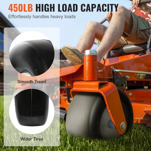 2PK VEVOR LAWN MOWER 13X5-6" TUBLESS TIRES WITH RIM (MODEL: ZH002) image 3