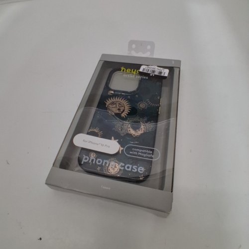 HEYDAY ARTIST SERIES MAGSAFE CASE FOR IPHONE 16 PRO MAX - TEAL/GOLD SUN, MOON, AND STARS image 4