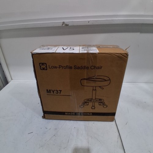 TIMBERTOUCH PU LEATHER SADDLE STOOL WITH ADJUSTABLE HEIGHT & ERGONOMIC SWIVEL CHAIR ON WHEELS - 22" - 26" - KHAKI (MODEL: MAYCAV5-NO-BACKREST-KHAKI) image 5