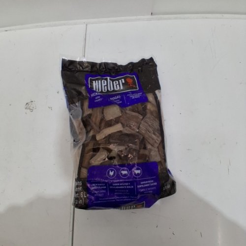 WEBER HICKORY WOOD CHUNKS - BROWN image 2