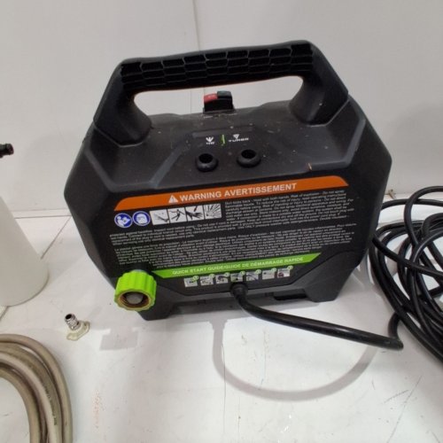 GREENWORKS COLD WATER ELECTRIC PRESSURE WASHER - 1700 PSI - 1.2GPM - 13 AMP - GREEN (MODEL: GPW1704) image 9
