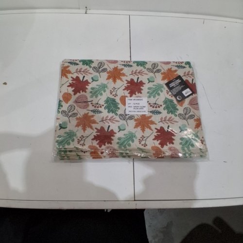 12PK FALL LEAVES PLACEMATS -13" X 16" - MULTICOLOUR (ITEM: HR-0085AC) image 2