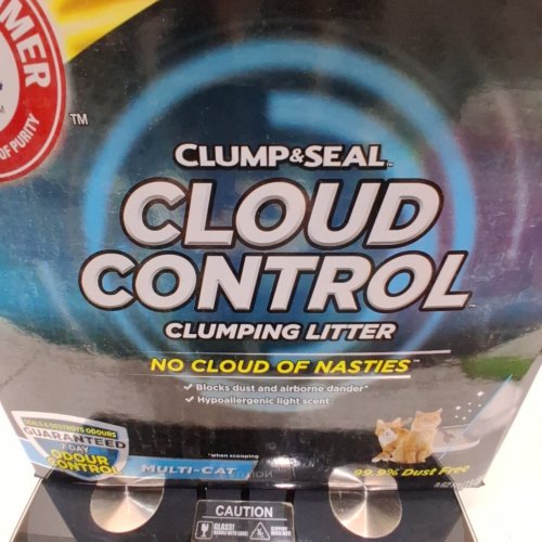 ARM AND HAMMER CLUMP SEAL CLOUD CONTROL MULTI-CAT CAT LITTER - 20.2 LBS image 2